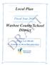 Local Plan. Washoe County School District