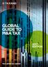 GLOBAL GUIDE TO M&A TAX 2017 EDITION