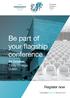 Be part of your flagship conference