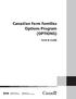 Canadian Far Options Program (OPTIONS) Form & Guide