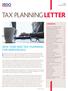 2014 YEAR-END TAX PLANNING FOR INDIVIDUALS Individual income taxes, whether paid through employer withholding or quarterly estimates,