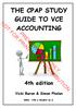 THE CPAP STUDY GUIDE TO VCE ACCOUNTING