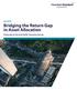 Jan 2018 Bridging the Return Gap in Asset Allocation. Postscript to the Asia Pacific Insurance Survey
