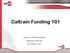 Caltrain Funding 101