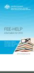 FEE-HELP. information for Studying a degree and need help paying your tuition fees?