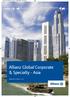 Allianz Asia Brochure 1a:Layout 1 06/07/ :36 Page 1. Allianz Global Corporate & Specialty - Asia.