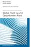 Global Fixed Income Opportunities Fund