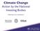 Climate Change Action by the National Investing Bodies. Delivering on our commitments