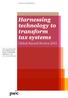 Harnessing technology to transform tax systems