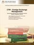 CTM - Foreign Exchange Management