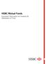 HSBC Mutual Funds. Important Information for Investors & Declaration of Trust