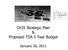 Ch35 Strategic Plan & Proposed TDA 5 Year Budget
