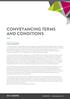 CONVEYANCING TERMS AND CONDITIONS