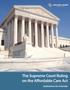 The Supreme Court Ruling on the Affordable Care Act. Implications for Colorado