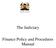 The Judiciary. Finance Policy and Procedures Manual