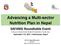 Advancing a Multi-sector Nutrition Plan in Nepal