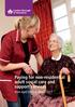 Paying for non-residential adult social care and support services