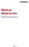 Medical Malpractice. Fertility Clinics Proposal Form