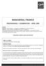 MANAGERIAL FINANCE PROFESSIONAL 1 EXAMINATION - APRIL 2009