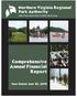 Northern Virginia Regional Park Authority Ox Road, Fairfax Station, VA Comprehensive Annual Financial Report