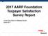 2017 AARP Foundation Taxpayer Satisfaction Survey Report