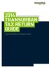 2014 TRANSURBAN TAX RETURN GUIDE. Important information for filing your tax return