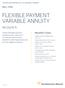 FLEXIBLE PAYMENT VARIABLE ANNUITY