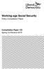 Working-age Social Security