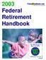 2003 Federal Retirement Handbook