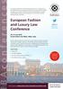 European Fashion and Luxury Law Conference