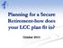Planning for a Secure Retirement-how does your LCC plan fit in? October 2013