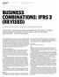 BUSINESS COMBINATIONS: IFRS 3 (REVISED)