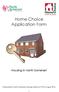 Home Choice Application Form