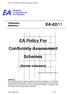 EA Policy For Conformity Assessment Schemes