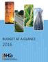 BUDGET AT A GLANCE 2016