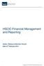 HSCIC Financial Management and Reporting