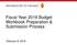 Fiscal Year 2019 Budget Workbook Preparation & Submission Process. February 8, 2018