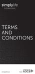 TERMS AND CONDITIONS. simplylife.ae