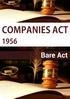 COMPANIES ACT, 1956 [Act No. 1 OF 1956]