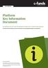 Platform Key Information Document