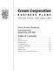 Crown Corporation BUSINESS PLANS. Table of Contents FOR THE FISCAL YEAR Nova Scotia Business Incorporated Business Plan