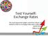 Test Yourself: Exchange Rates