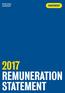 RAMIRENT REMUNERATION STATEMENT REMUNERATION STATEMENT RAMIRENT ANNUAL REPORT 2017