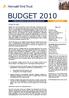 BUDGET 2010 A SPECIAL REPORT ON THE SINGAPORE BUDGET FEBRUARY 2010
