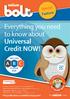 Everything you need to know about Universal Credit NOW!