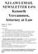 NJ LAWS  NEWSLETTER E494 Kenneth Vercammen, Attorney at Law