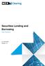 Securities Lending and Borrowing