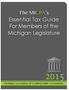 The MICPA s Essential Tax Guide For Members of the Michigan Legislature