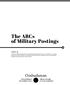 The ABCs of Military Postings