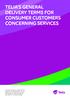 CONSUMER CUSTOMERS CONCERNING SERVICES